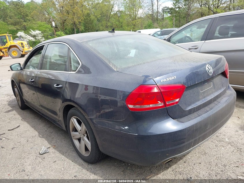 2013 VOLKSWAGEN PASSAT 2.5L SE - 1VWBP7A36DC033947