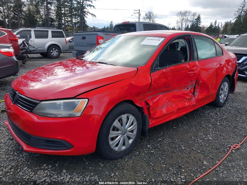 2012 Volkswagen Jetta 2.0L S VIN: 3VW2K7AJ2CM373655 Lot: 41943318