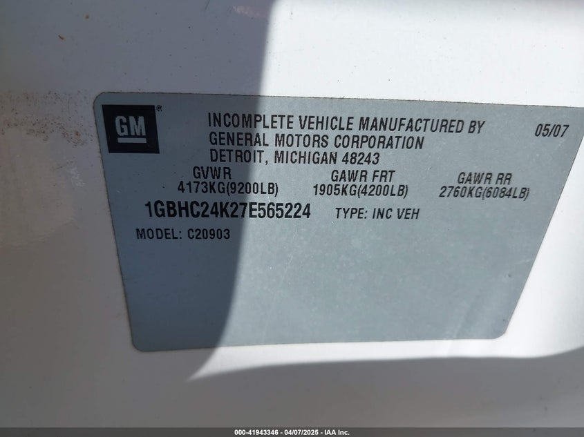 2008 CHEVROLET SILVERADO 1500 VIN: 1GCEC14X48Z102032