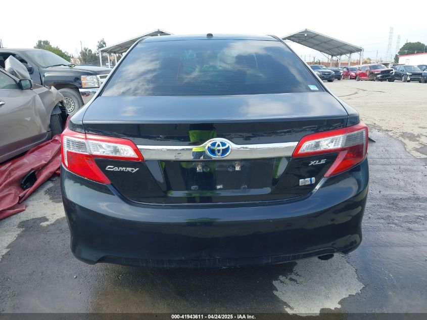 2014 Toyota Camry Hybrid Xle VIN: 4T1BD1FK5EU106628 Lot: 41943611