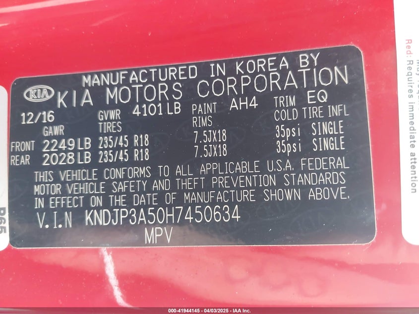 2017 KIA SOUL + - KNDJP3A50H7450634