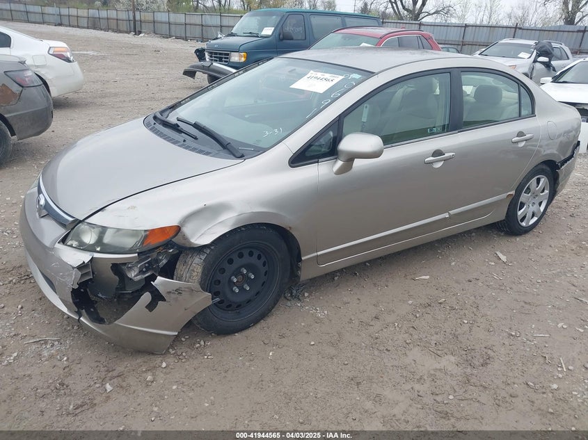 2006 HONDA CIVIC VIN: 1HGFA165X6L080691