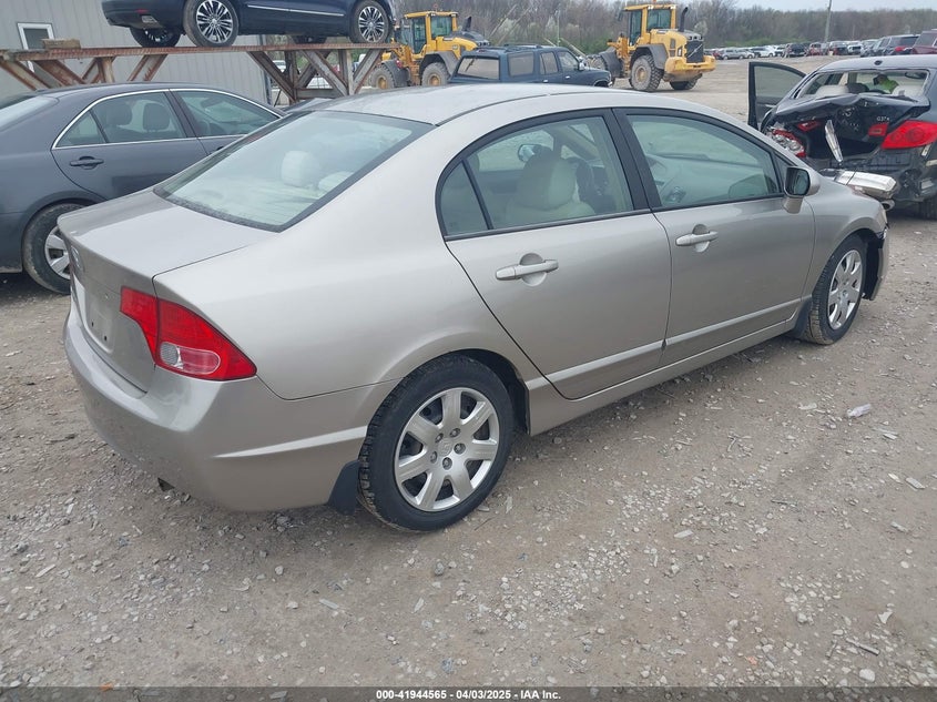 2006 HONDA CIVIC VIN: 1HGFA165X6L080691