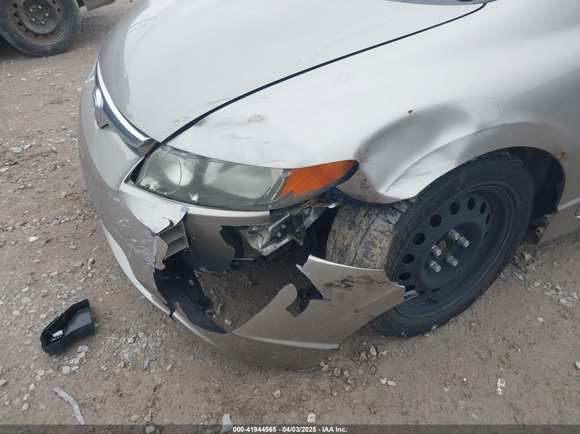2006 HONDA CIVIC VIN: 1HGFA165X6L080691
