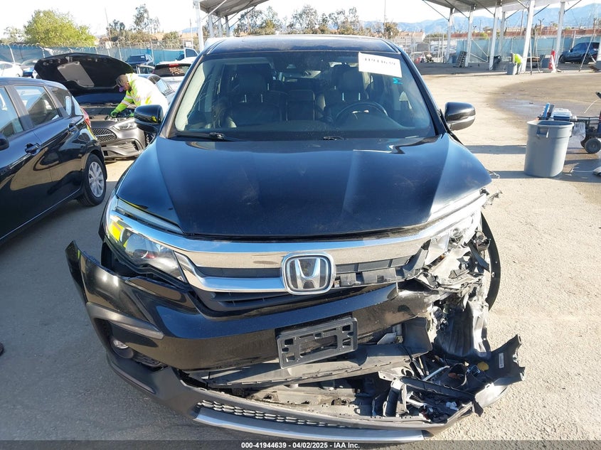 2019 HONDA PILOT VIN: 5FNYF6H5XKB088337
