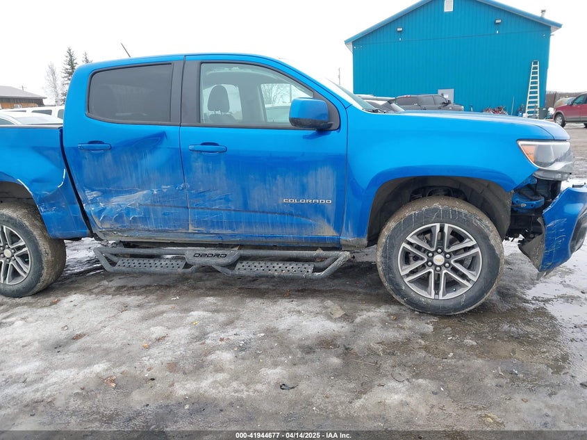 2021 CHEVROLET COLORADO VIN: 1GCGTBEN0M1165911