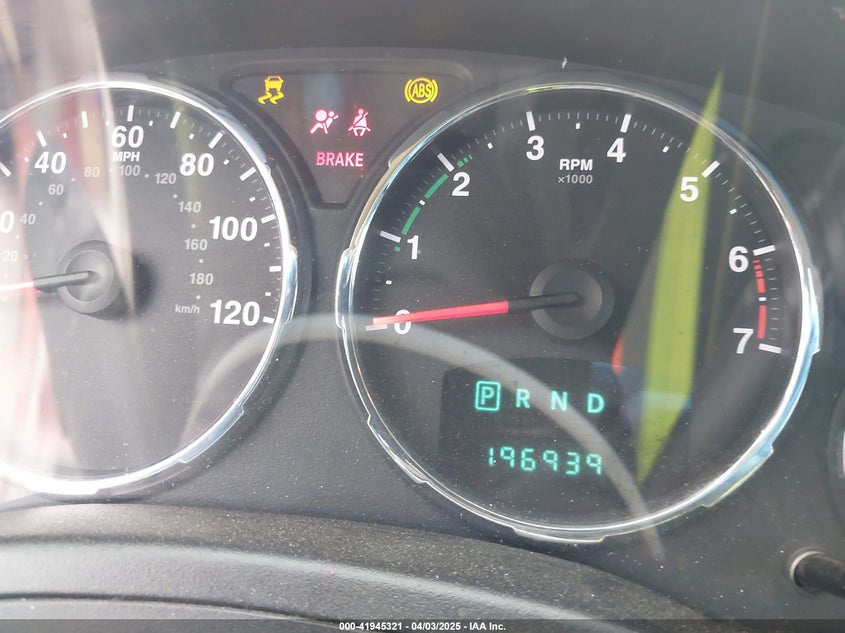 2012 JEEP LIBERTY VIN: 1C4PJMAK0CW104153