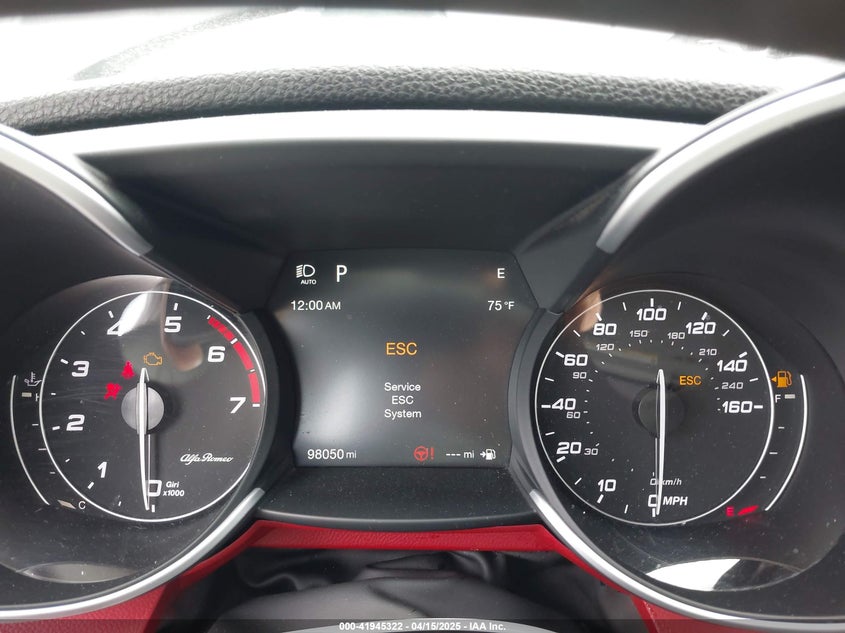 2019 ALFA ROMEO GIULIA VIN: ZARFAMBN4K7605372