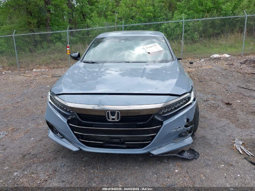2022 Honda Accord Sport VIN: 1HGCV1F39NA092301 Lot: 41945339