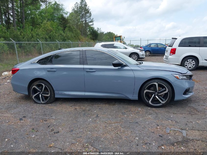 2022 Honda Accord Sport VIN: 1HGCV1F39NA092301 Lot: 41945339