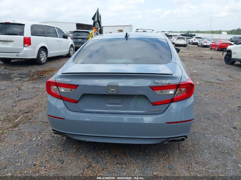 2022 Honda Accord Sport VIN: 1HGCV1F39NA092301 Lot: 41945339