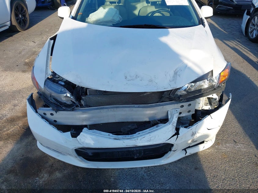 2012 HONDA CIVIC CPE VIN: 2HGFG3B19CH551039