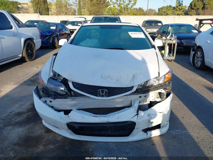 2012 HONDA CIVIC CPE VIN: 2HGFG3B19CH551039