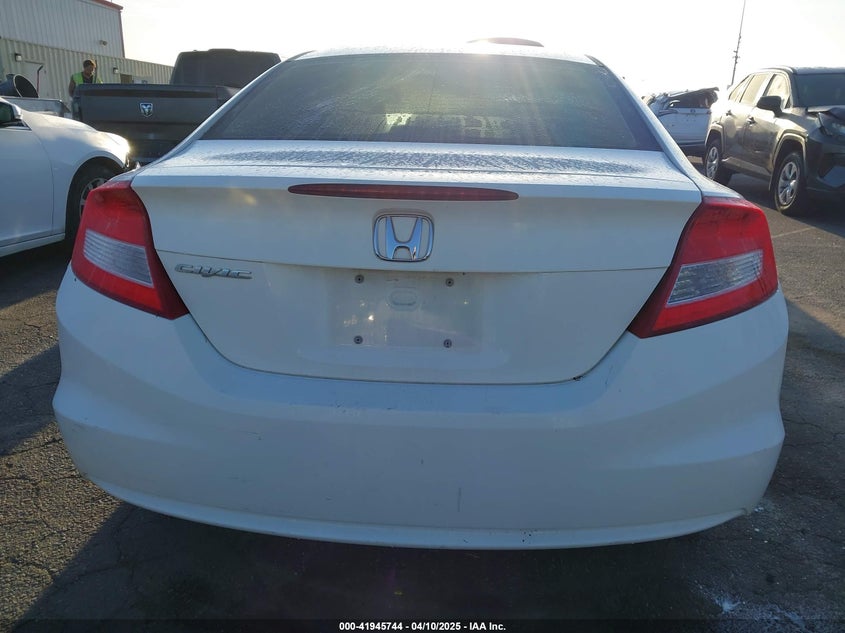 2012 HONDA CIVIC CPE VIN: 2HGFG3B19CH551039