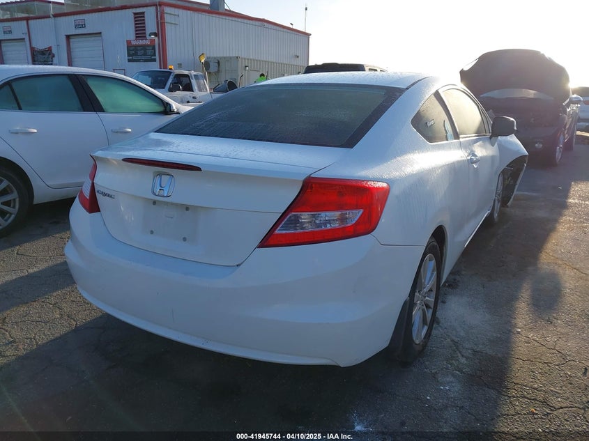 2012 HONDA CIVIC CPE VIN: 2HGFG3B19CH551039