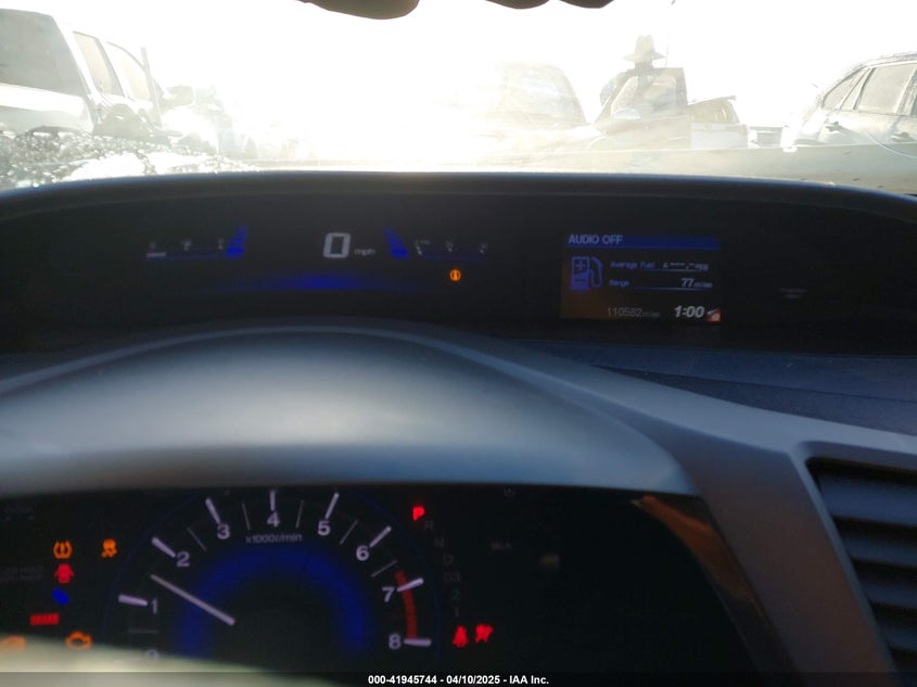 2012 HONDA CIVIC CPE VIN: 2HGFG3B19CH551039