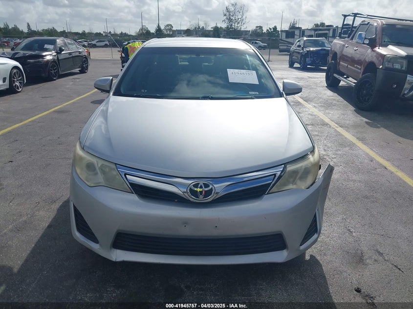 2012 TOYOTA CAMRY VIN: 4T1BF1FK4CU098710