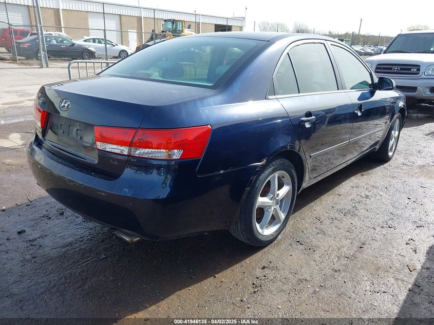 2006 HYUNDAI SONATA VIN: 5NPEU46F76H010744