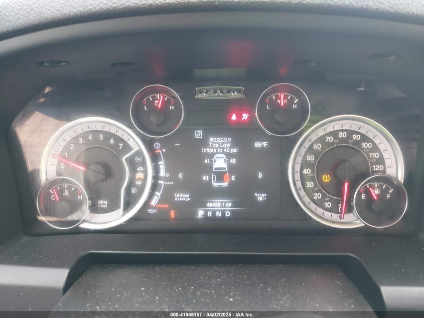 2023 RAM 1500 CLASSIC VIN: 3C6JR6DG3PG629575