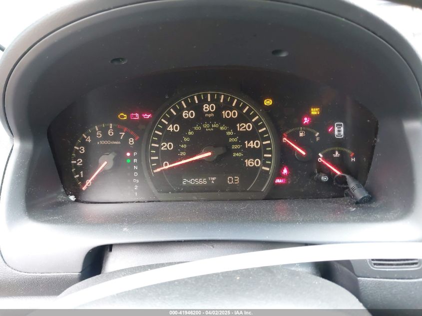 2004 Honda Accord 2.4 Lx VIN: 3HGCM56354G703192 Lot: 41946200