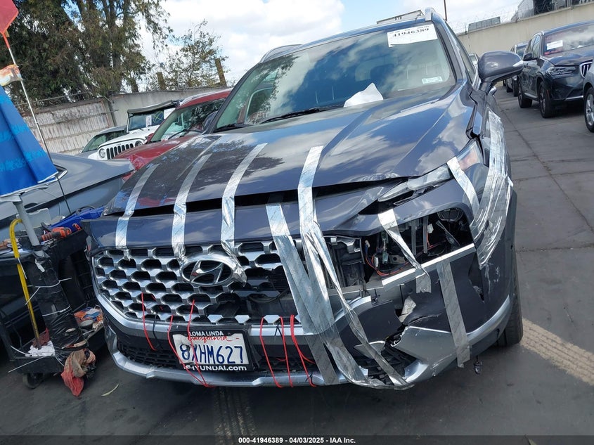 2021 HYUNDAI SANTA FE VIN: KM8S5DA12MU012816