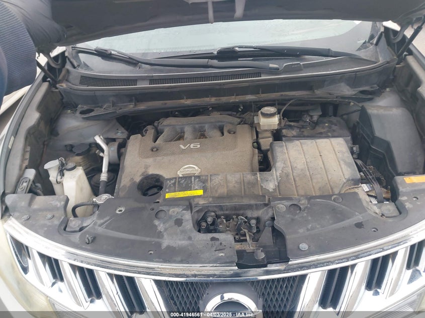 2009 NISSAN MURANO VIN: JN8AZ18W39W125436