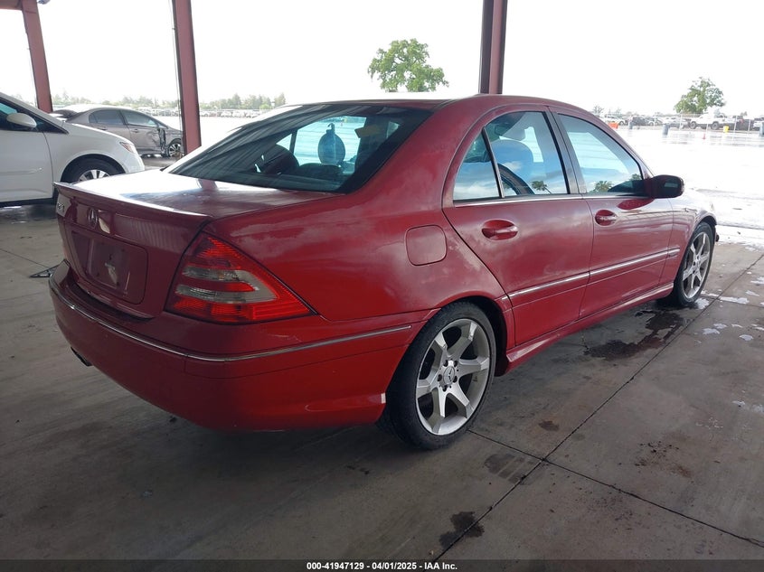 2007 MERCEDES-BENZ C 230 VIN: WDBRF52H37A951589