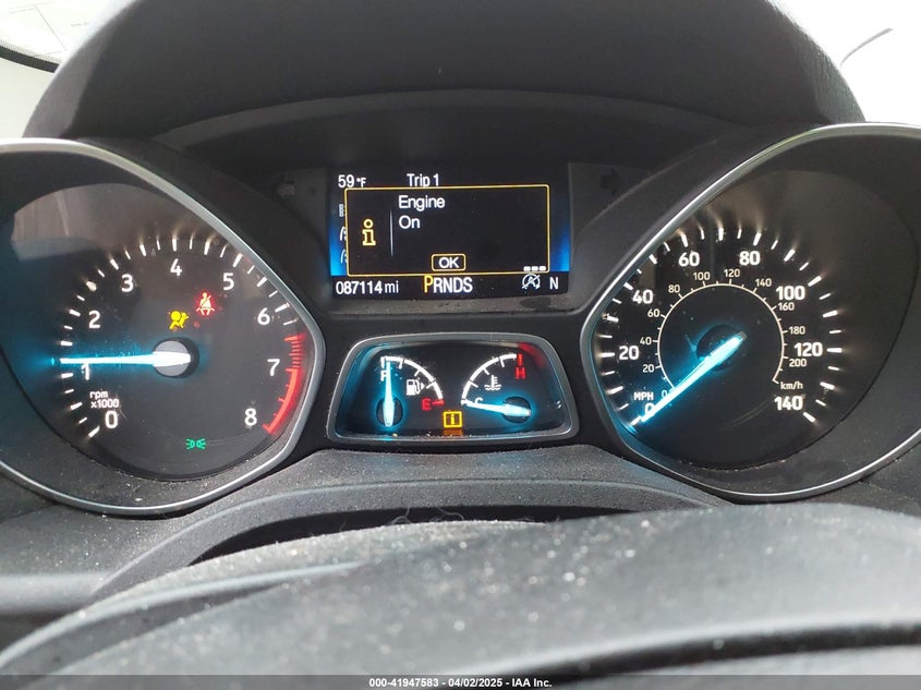 2017 FORD ESCAPE VIN: 1FMCU0J98HUB60402