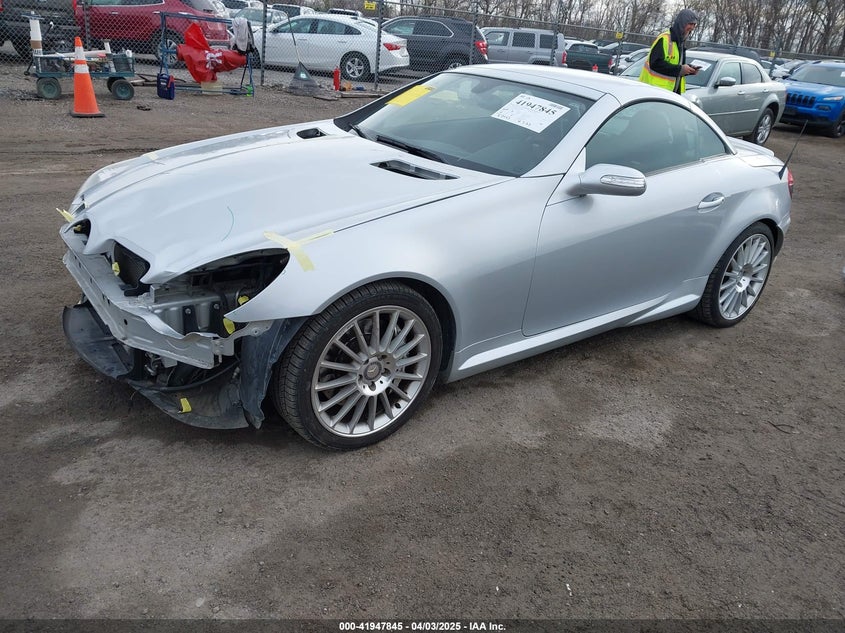 2006 MERCEDES-BENZ SLK 55 AMG VIN: WDBWK73F66F104476