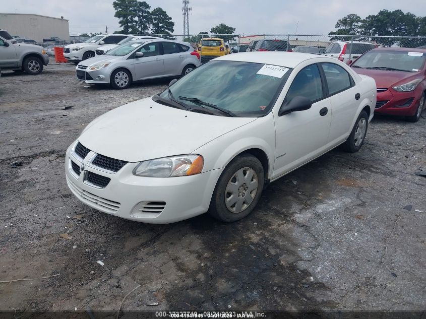 2004 Dodge Stratus Se VIN: 1B3EL36X04N138425 Lot: 41947946