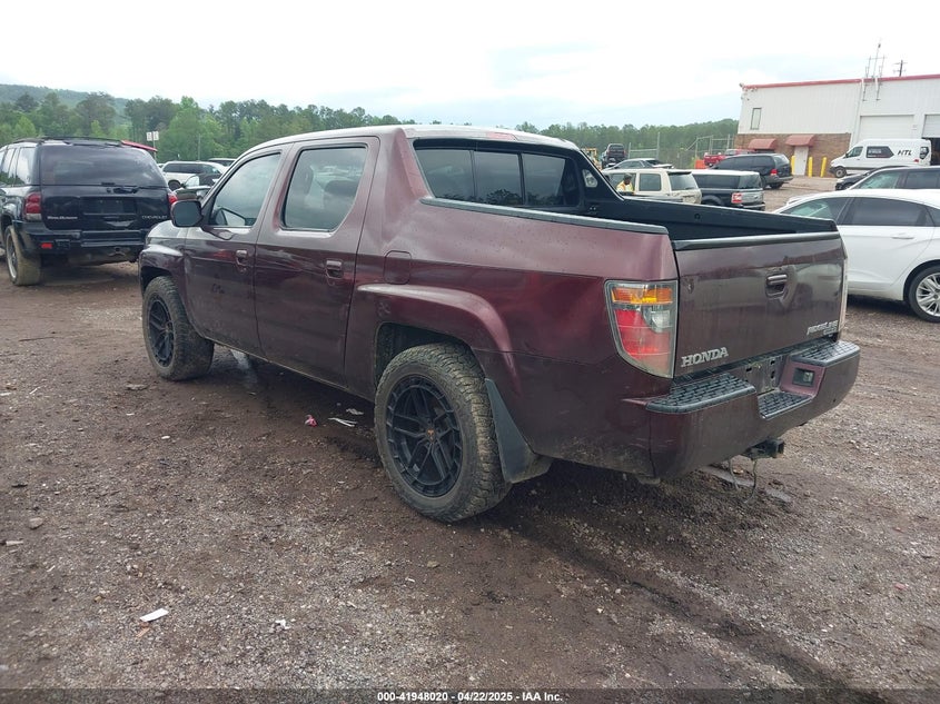 2008 HONDA RIDGELINE VIN: 2HJYK16578H532810
