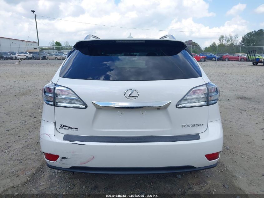 2012 Lexus Rx 350 VIN: 2T2BK1BA9CC131013 Lot: 41948033