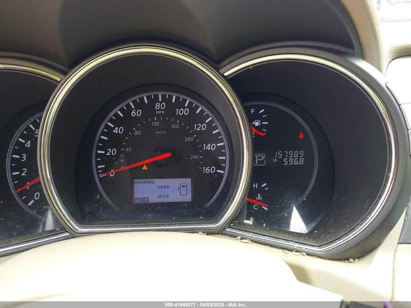 2012 NISSAN MURANO VIN: JN8AZ1MU4CW117888