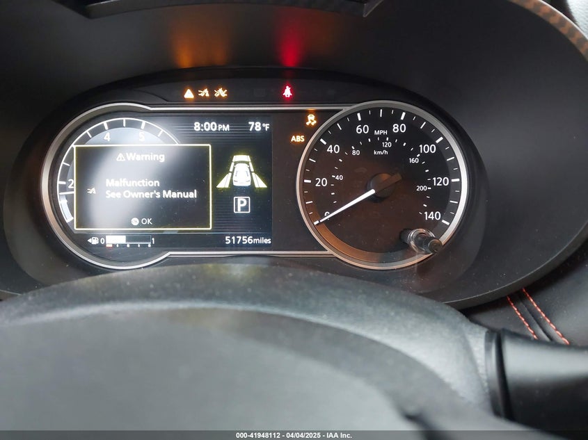 2020 NISSAN VERSA SR XTRONIC CVT - 3N1CN8FV3LL811639