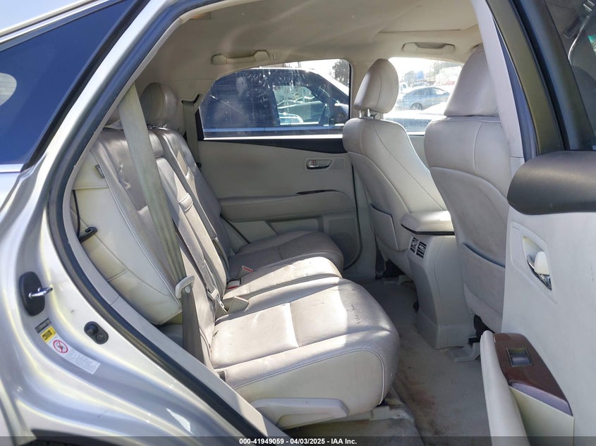 2012 LEXUS RX 350 VIN: 2T2BK1BA9CC134963