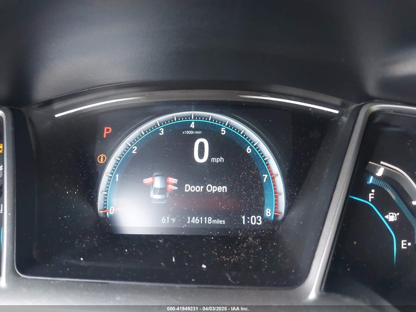 2018 HONDA CIVIC VIN: 19XFC2F76JE206191