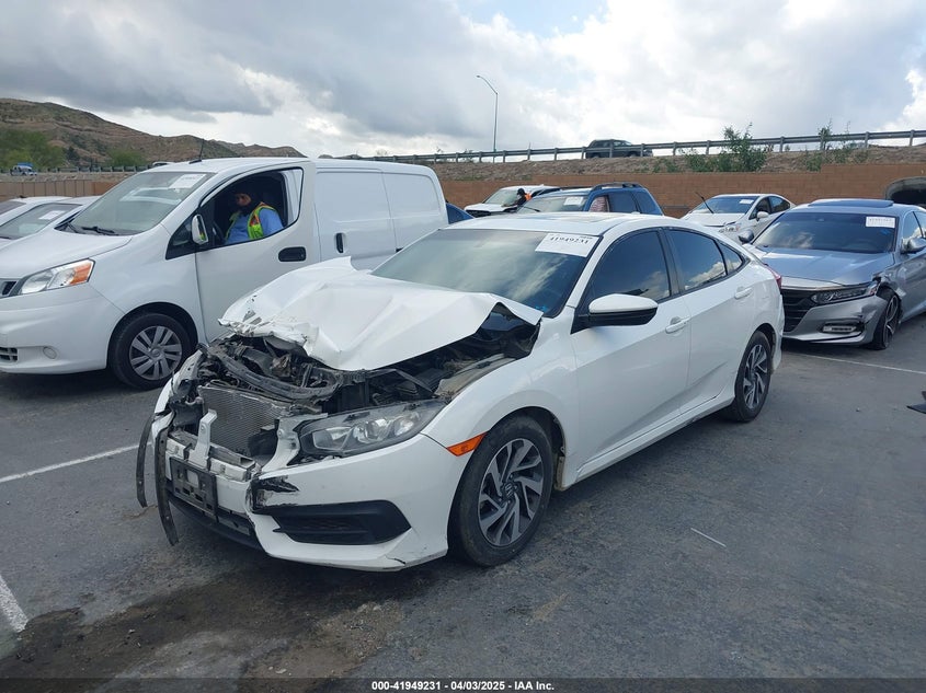 2018 HONDA CIVIC VIN: 19XFC2F76JE206191