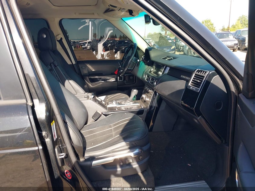 2012 LAND ROVER RANGE ROVER VIN: SALMF1D46CA376230