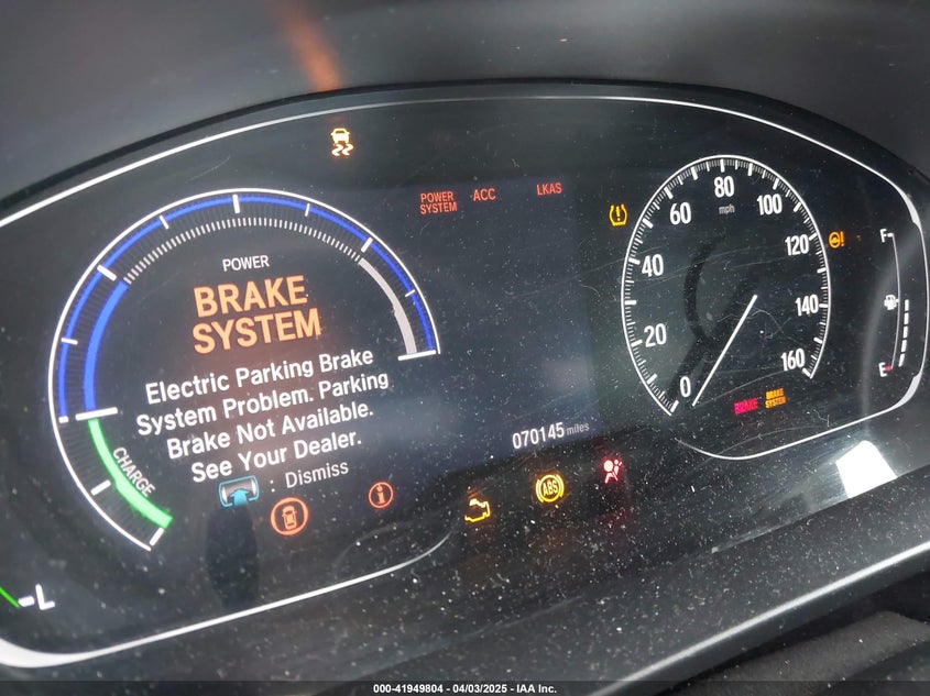 2019 HONDA INSIGHT VIN: 19XZE4F53KE034463