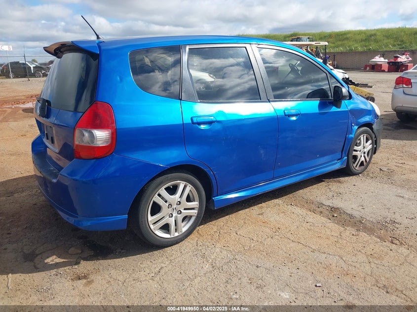2008 HONDA FIT VIN: JHMGD38628S036848