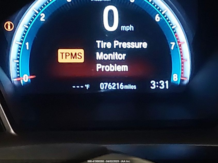 2017 Honda Civic Ex VIN: 2HGFC2F7XHH503240 Lot: 41950358