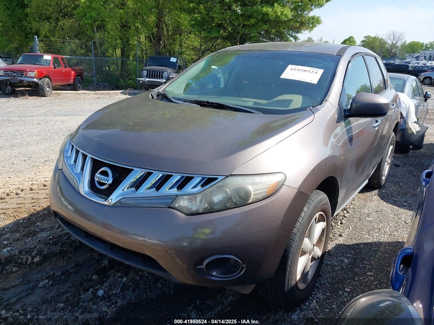 2009 NISSAN MURANO VIN: JN8AZ18U79W101591