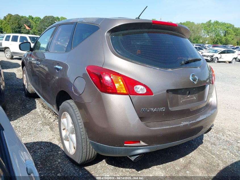 2009 NISSAN MURANO VIN: JN8AZ18U79W101591