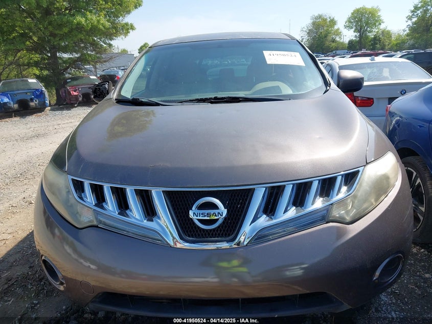 2009 NISSAN MURANO VIN: JN8AZ18U79W101591