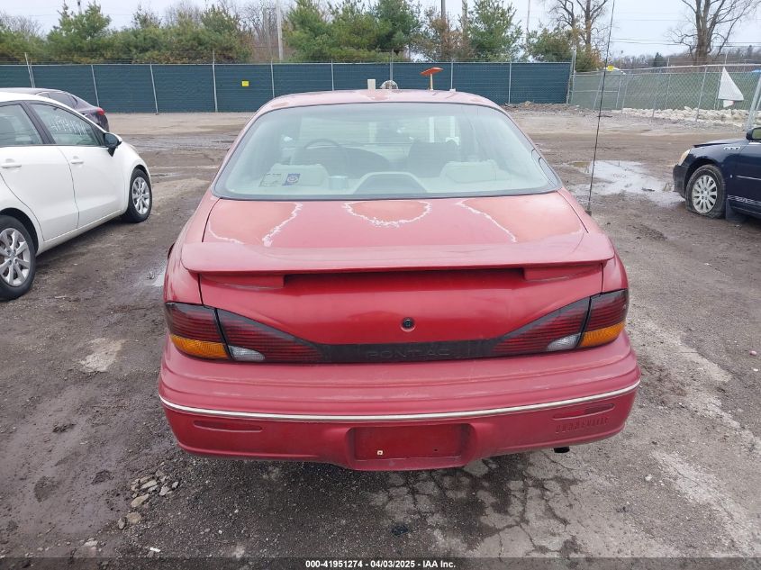 1998 Pontiac Bonneville Se VIN: 1G2HX52K4W4205482 Lot: 41951274