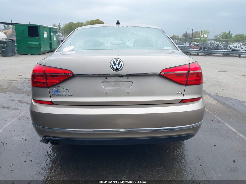2016 VOLKSWAGEN PASSAT 1.8T SE - 1VWBT7A38GC062592