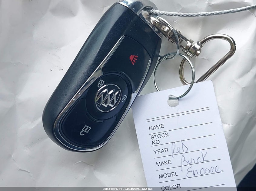 2017 BUICK ENCORE VIN: KL4CJASB8HB057197