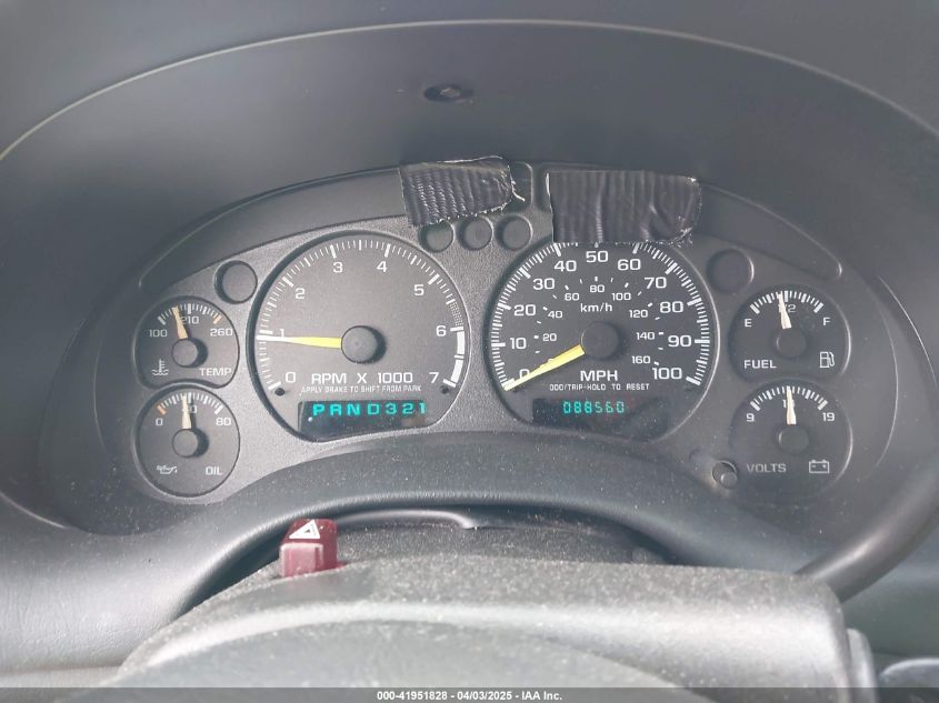 2003 Chevrolet S-10 Ls VIN: 1GCCS19H438219619 Lot: 41951828