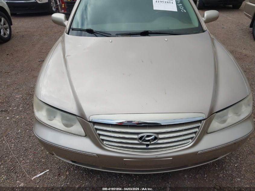 2007 Hyundai Azera Limited/Se VIN: KMHFC46F07A208447 Lot: 41951854