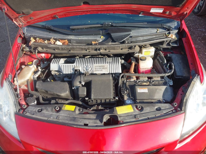 2013 TOYOTA PRIUS VIN: JTDKN3DUXD5696576